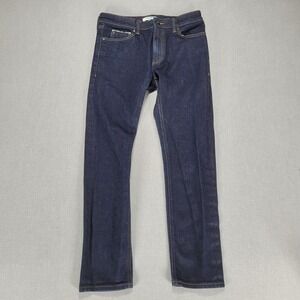 Mark & Spencer Autograph Selvedge Denim Slim Fit Jeans Mens 30/29 Red Line